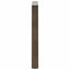 spisebordsben V-formet 2 stk. naturstål 100x(72-73,3) cm stål