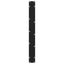 spisebordsben V-formet 3 stk. sort 70 x (72-73,3) cm stål