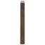 spisebordsben V-formet 3 stk. naturstål 80x(72-73,3) cm stål