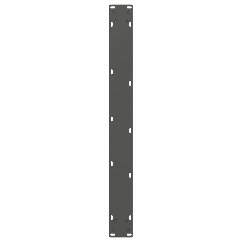 spisebordsben V-formet 3 stk. antracit 90 x (72-73,3) cm stål
