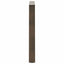 spisebordsben V-formet 3 stk. naturstål 90 x (72-73,3) cm stål