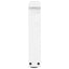 sofabordsben V-formet 2 stk. hvid 40x(30-31,3) cm stål