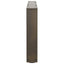 sofabordsben V-formet 2 stk. naturstål 50x(30-31,3) cm stål