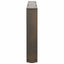 sofabordsben V-formet 2 stk. naturstål 60x(30-31,3) cm stål