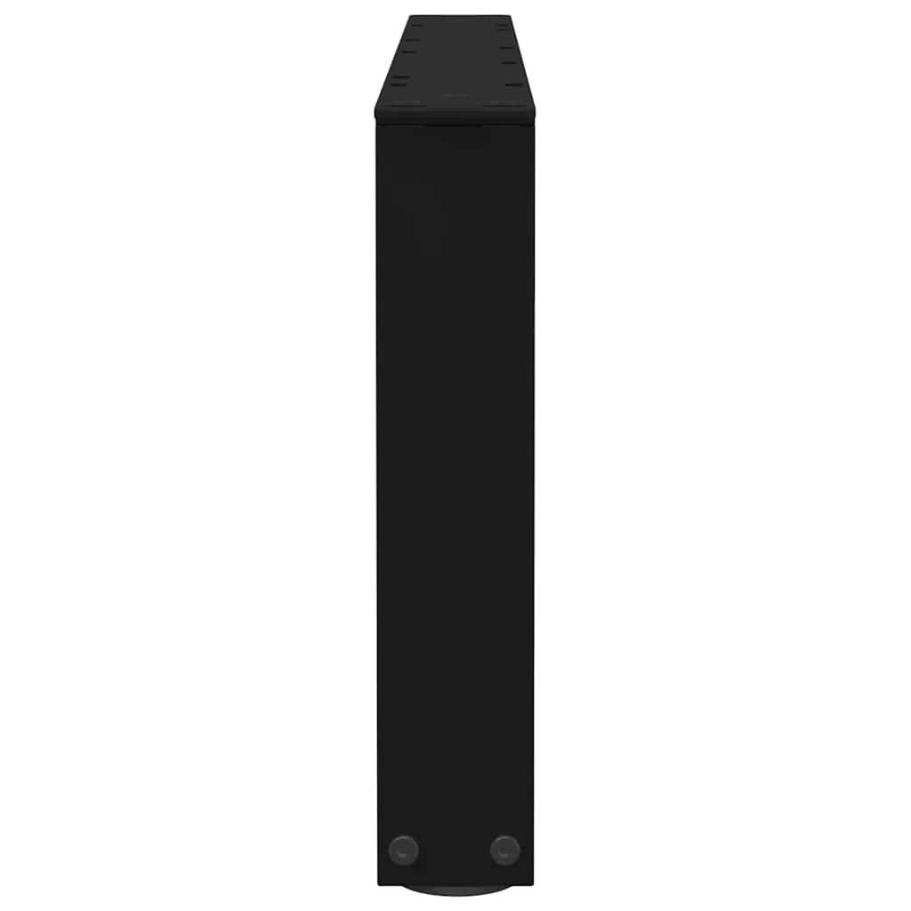 sofabordsben V-formet 2 stk. sort 70 x (30-31,3) cm stål
