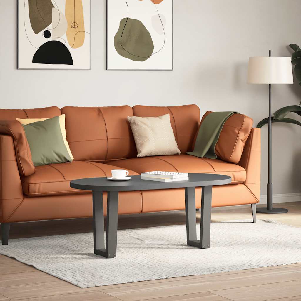 sofabordsben V-formet 2 stk. antracit 28 x (42-43,3) cm stål
