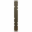 sofabordsben V-formet 2 stk. naturstål 50x(42-43,3) cm stål