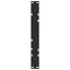 sofabordsben V-formet 2 stk. sort 60 x (42-43,3) cm stål