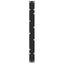 sofabordsben V-formet 2 stk. sort 70 x (42-43,3) cm stål