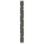 sofabordsben V-formet 2 stk. antracit 70 x (42-43,3) cm stål
