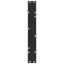 spisebordsben V-formet 2 stk. sort 60 x (72-73,3) cm stål
