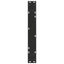 spisebordsben V-formet 2 stk. sort 70 x (72-73,3) cm stål