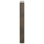 spisebordsben V-formet 2 stk. naturstål 70 x (72-73,3) cm stål