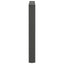 spisebordsben V-formet 2 stk. antracit 80x(72-73,3) cm stål