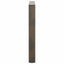 spisebordsben V-formet 2 stk. naturstål 80x(72-73,3) cm stål