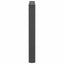 spisebordsben V-formet 2 stk. antracit 90 x (72-73,3) cm stål