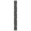 spisebordsben V-formet 2 stk. antracit 90 x (72-73,3) cm stål