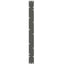 spisebordsben V-formet 2 stk. antracit 100x(72-73,3) cm stål