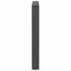 spisebordsben V-formet 3 stk. antracit 80x(72-73,3) cm stål