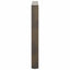spisebordsben V-formet 3 stk. naturstål 80x(72-73,3) cm stål