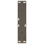 sofabordsben 2 stk. naturstål 30x(30-31,3) cm stål