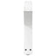 sofabordsben 2 stk. hvid 50x(30-31,3) cm stål