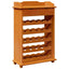 Vinfad Brun 58 x 28 x 90 cm Massiv fyrretræ