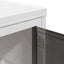 Stabelbar opbevaringskasse med hjul 5-etagers 75 L 64x40x179 cm