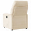 massagestol mikrofiberstof beige