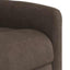 løftestol mikrofiberstof brun