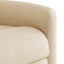 massagestol med løftefunktion mikrofiberstof beige