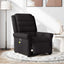 eldrevet massagestol stof sort