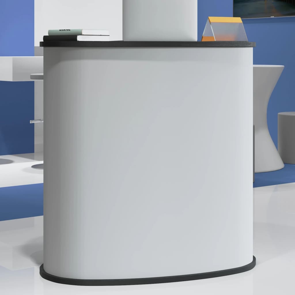 messedisk 90x48x93 cm foldbar konstrueret træ billede