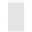 tv-bord med LED-lys 91x34x61 cm konstrueret træ hvid