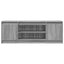 tv-bord m. LED-lys 139,5x34x50 cm konstrueret træ grå sonoma-eg