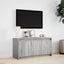 tv-bord m. LED-lys 100x34x50 cm konstrueret træ grå sonoma-eg