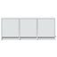 tv-bord med LED-lys 97x34x40 cm konstrueret træ hvid