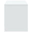 tv-bord med LED-lys 97x34x40 cm konstrueret træ hvid