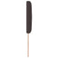 LED sengegavl Brun 80 cm Stof