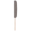 LED sengegavl Gråbrun 80 cm Stof