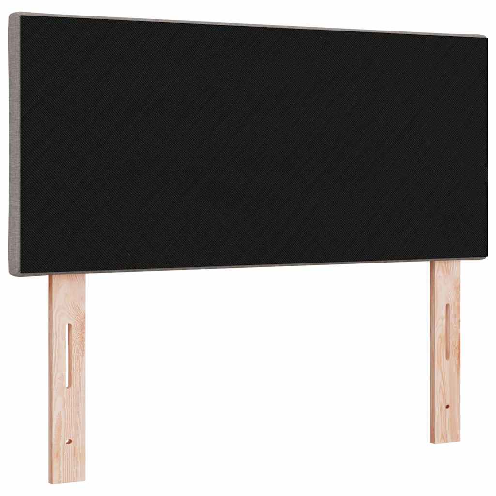 LED sengegavl Lysegrå 90 cm Stof