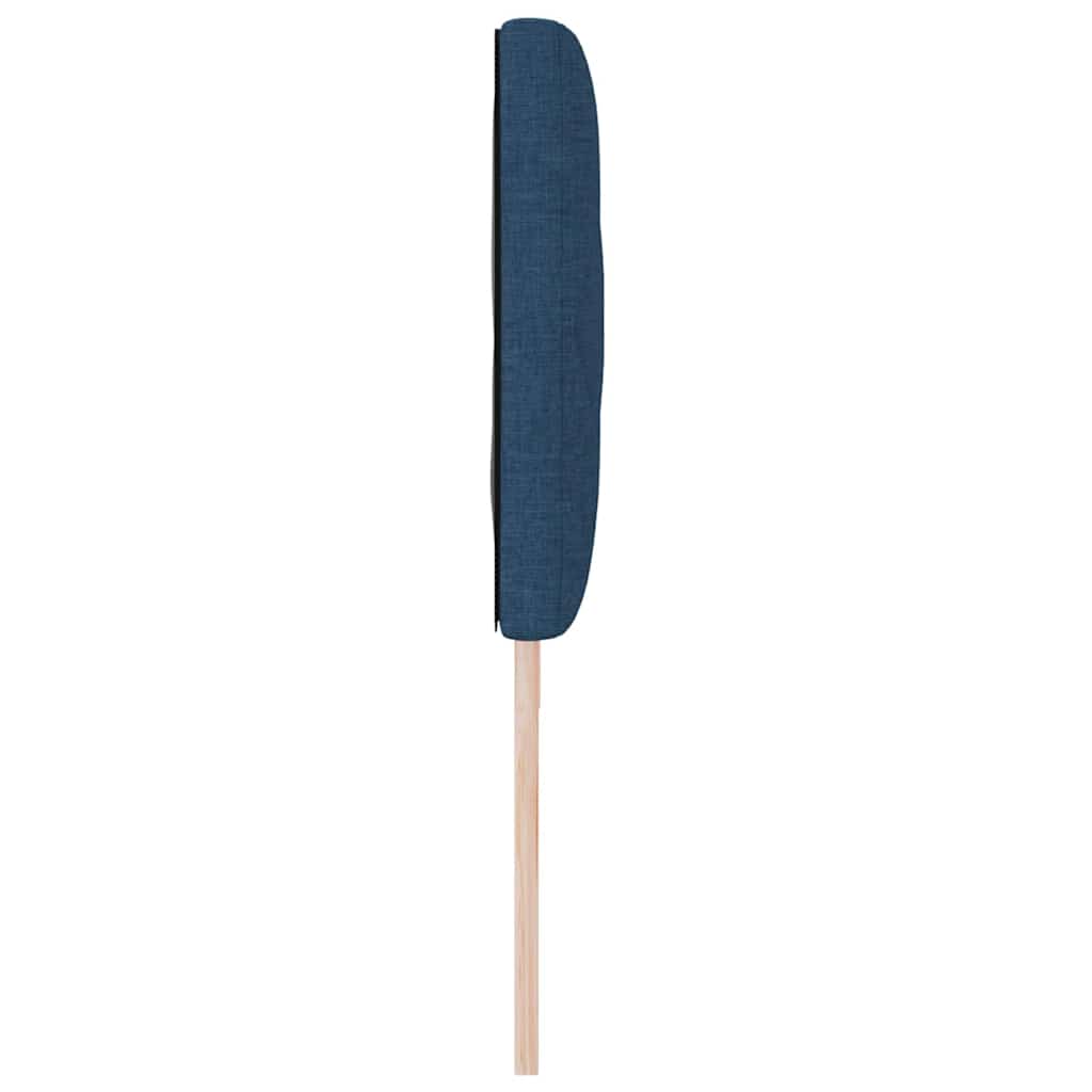 LED sengegavl Blå 180 cm Stof
