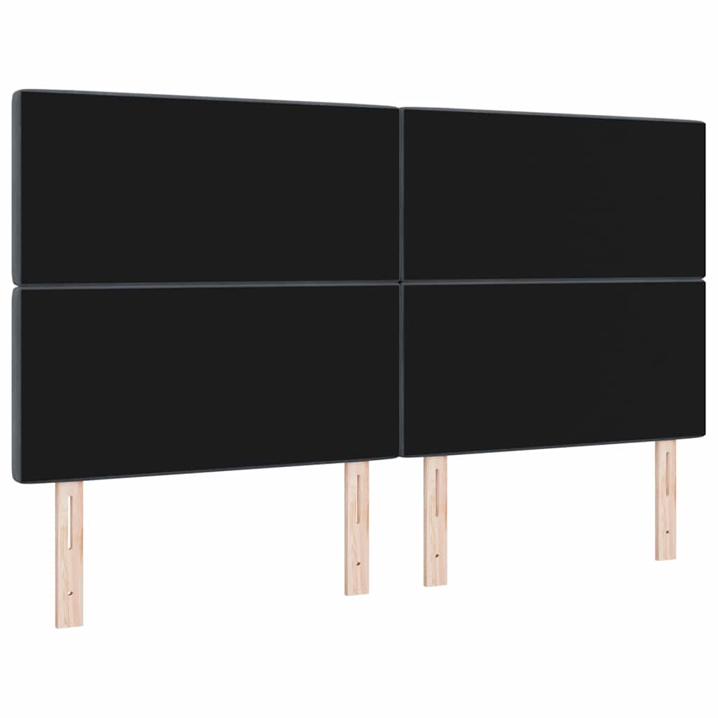 LED sengegavl med LED-lysstrimler Mørkegrå 180 cm Fløjl