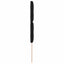 LED sengegavl med LED-lysstrimler Sort 100 cm Stof