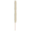 LED sengegavl med LED-lysstrimler Creme 180 cm Stof