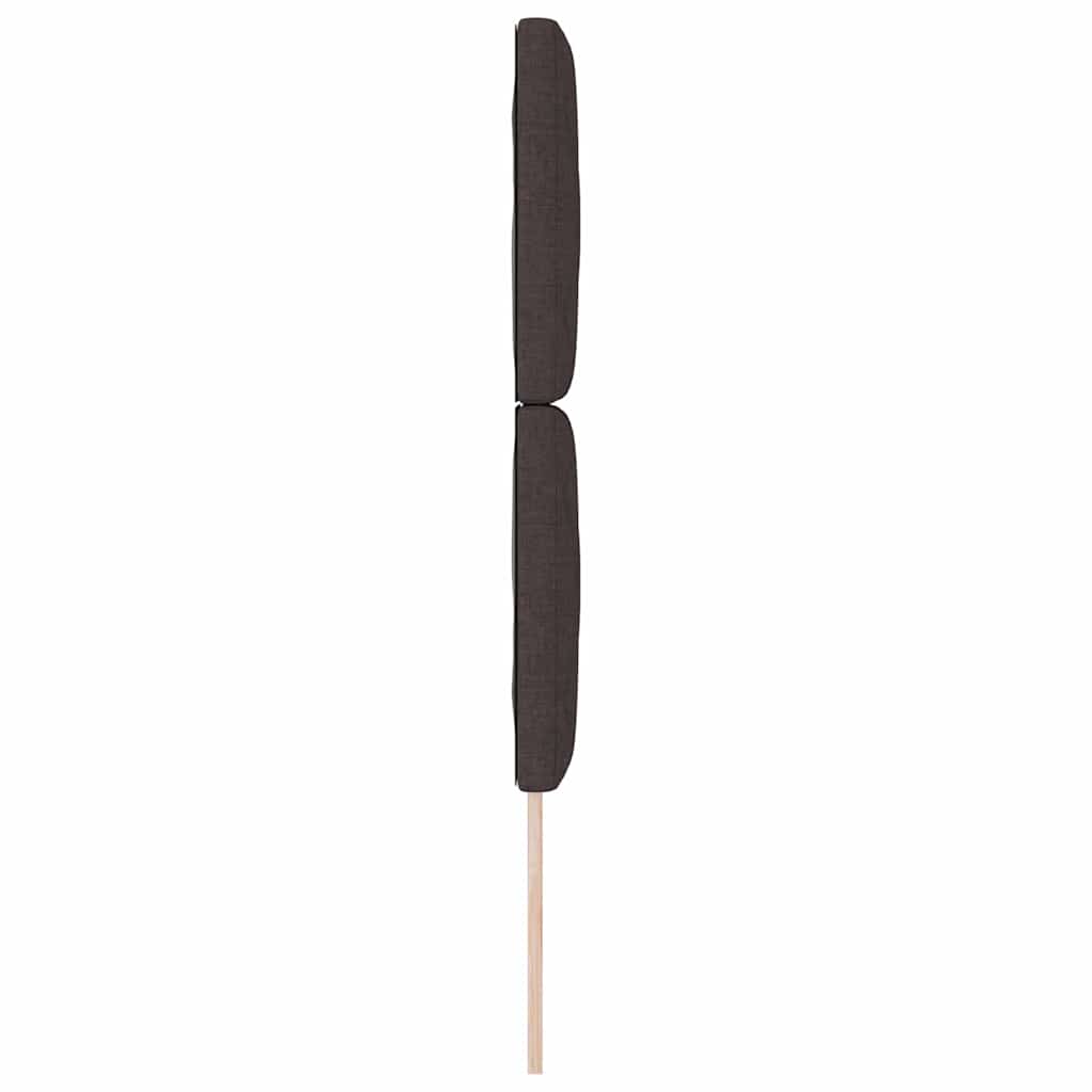 LED sengegavl Lysegrå 80 cm Stof