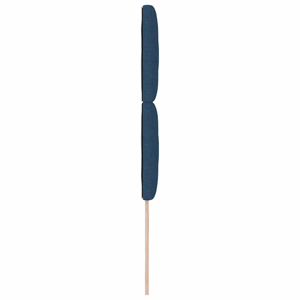 LED sengegavl Blå 90 cm Stof