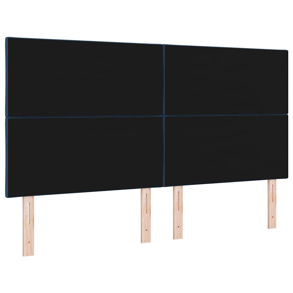 LED sengegavl Lysegrå 180 cm Stof