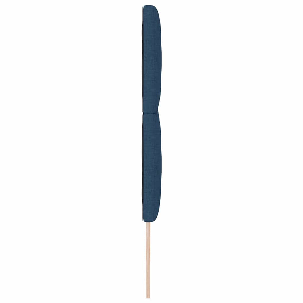 LED sengegavl Lysegrå 180 cm Stof