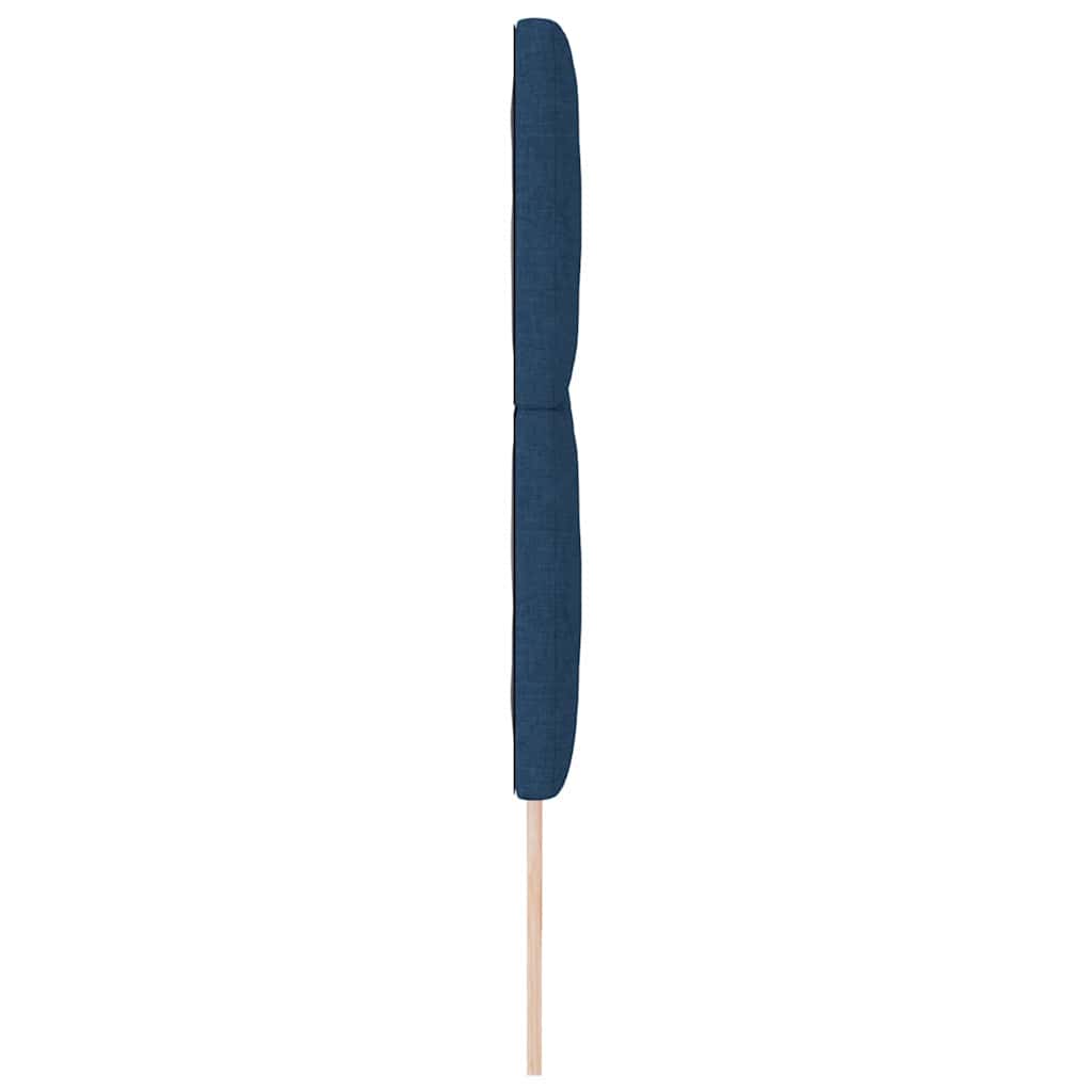 LED sengegavl Blå 200 cm Stof